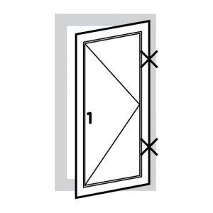 White UPVC Window - Style 11 - 590mm x 1040mm