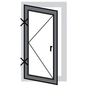 Anthracite Grey UPVC Window - Style 10 - 590mm x 1040mm