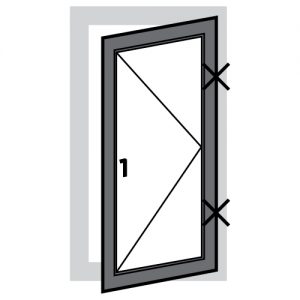 Anthracite Grey UPVC Window - Style 11 - 590mm x 1040mm