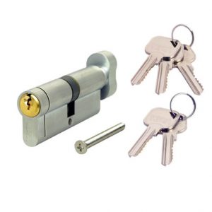 VERSA Cylinder dual finish Key & Turn